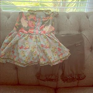 Matilda Jane size 8 halter top size 8 shorts